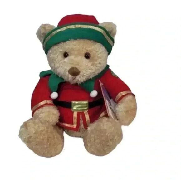no brand Other - Wellington the Christmas Bear 1998 vintage plush stuffed animal NWT 12in…